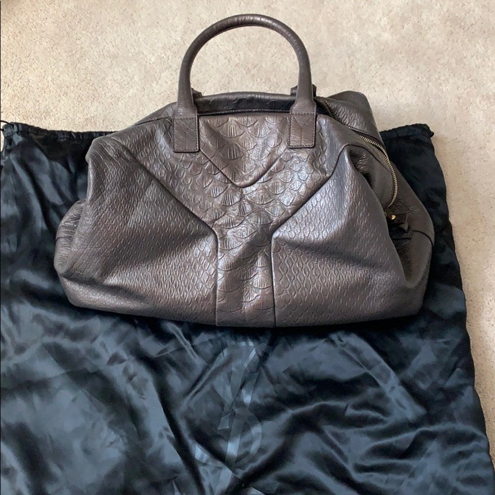 Authentic YSL top handle bag